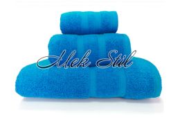 Комплект хавлиени кърпи Микропамук Б579 в синьо    - НОВА КОЛЕКЦИЯ 